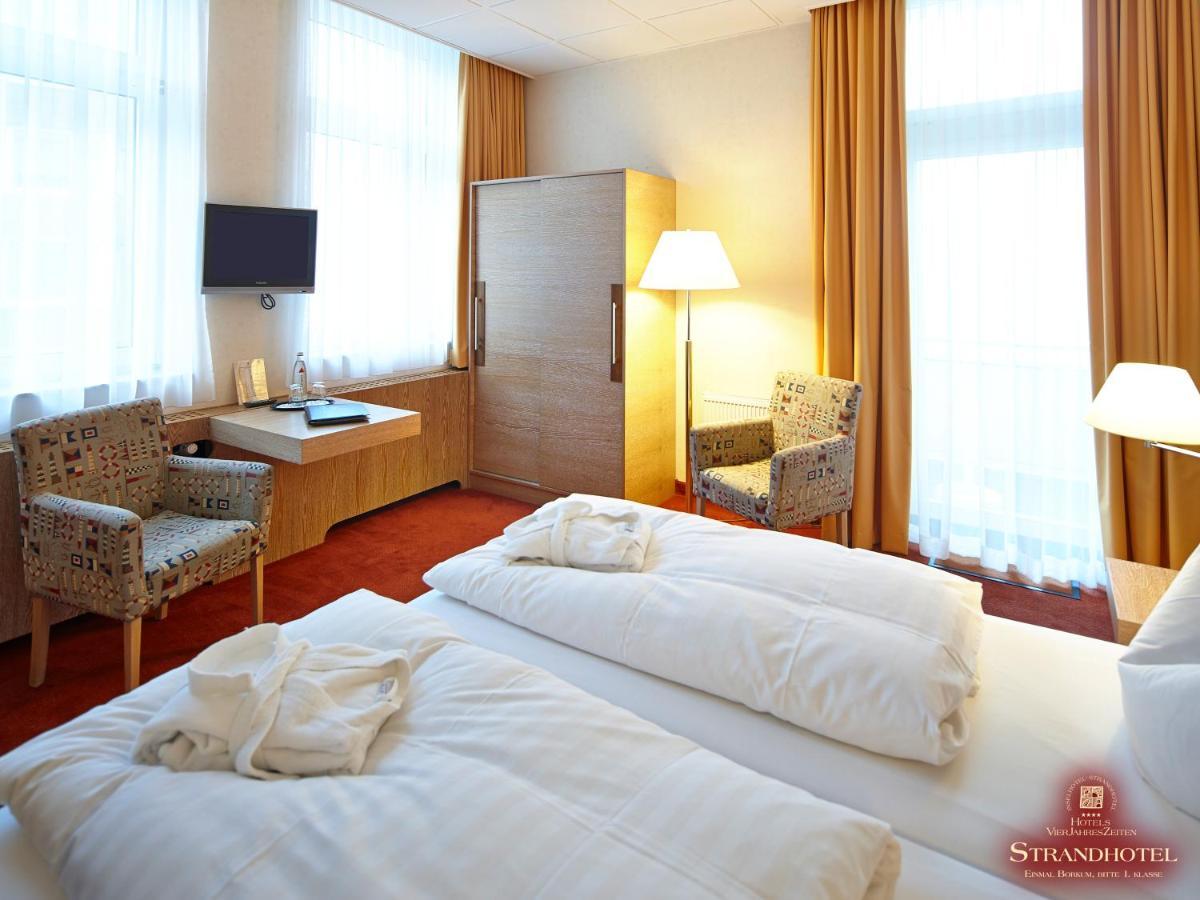 Strandhotel Vierjahreszeiten Borkum Bagian luar foto