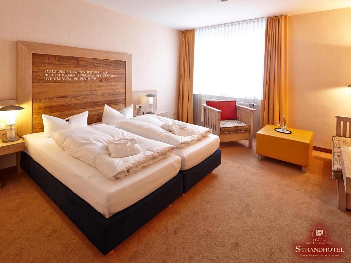 Strandhotel Vierjahreszeiten Borkum Bagian luar foto