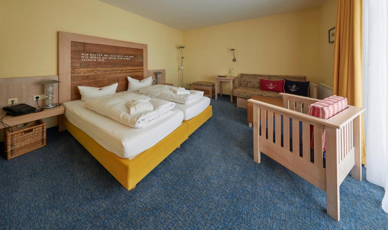 Strandhotel Vierjahreszeiten Borkum Bagian luar foto