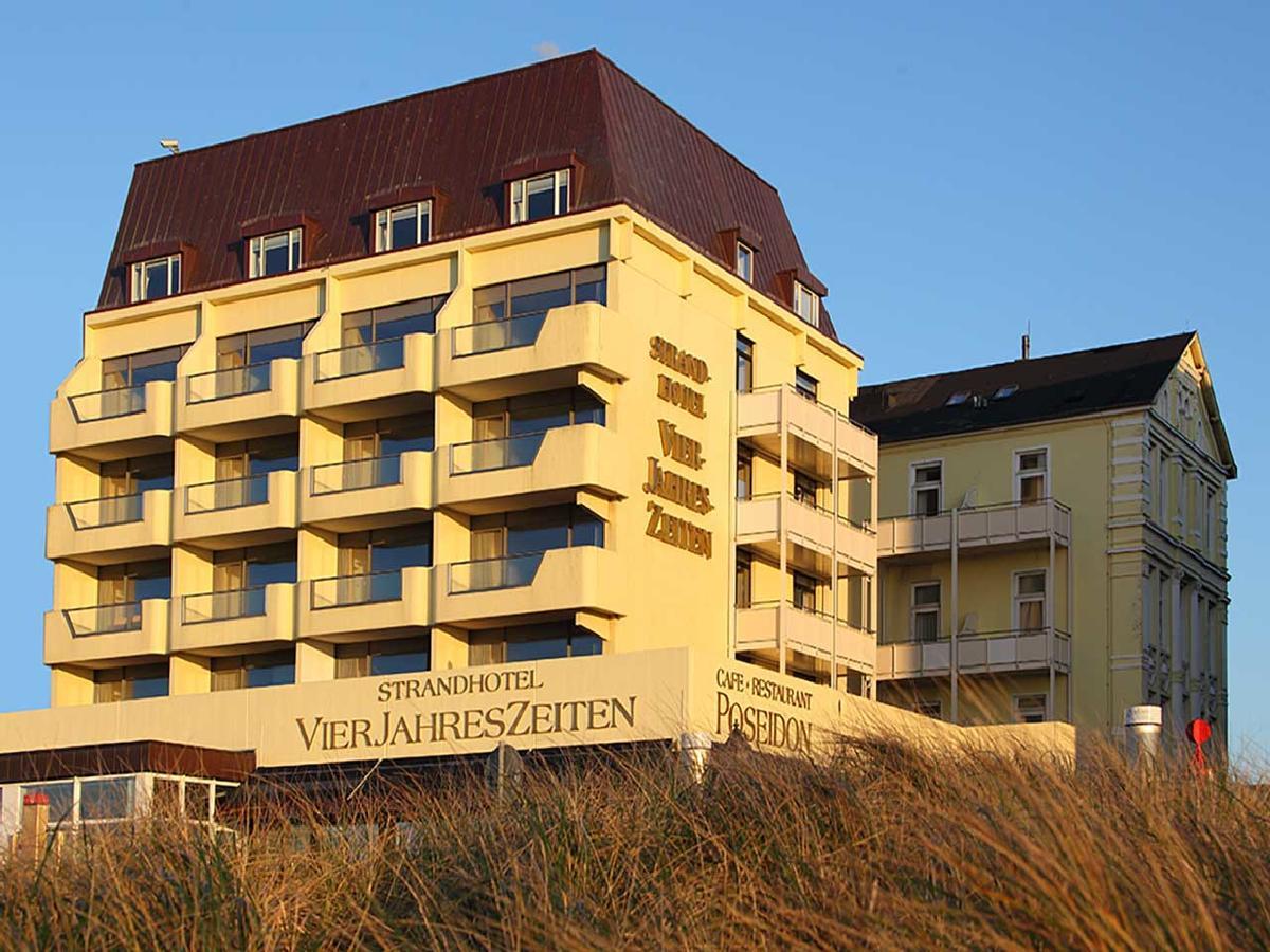 Strandhotel Vierjahreszeiten Borkum Bagian luar foto